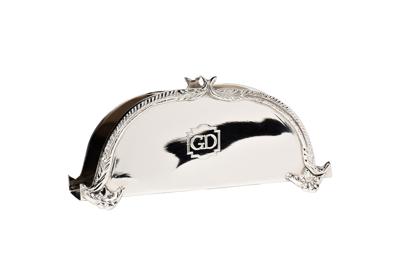 Подарок Garda Decor 95IM-4103L Салфетница Garda Decor латунь цвет хром 19*5*9см арт. 95IM-4103L