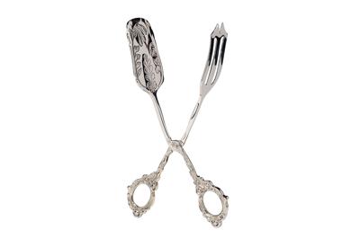 Подарок Garda Decor 95IM-8238 Щипцы кондитерские "Декаданс (Decadence)" латунь цвет хром 22см арт. 95IM-8238