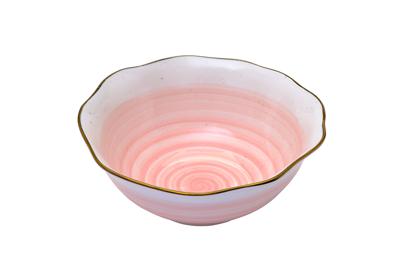 Подарок Garda Decor 26FC-SAL-MISTERO-20ROS Салатник "Мистерия (Mistero)" розовый 20см (6) арт. 26FC-SAL-MISTERO-20ROS