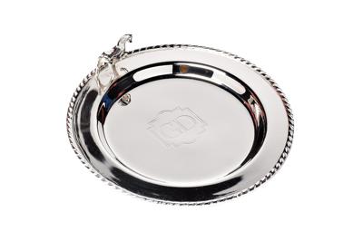 Подарок Garda Decor 95IM-3525 Подставка чайная "Лошадь (Horse)" нерж.сталь цвет хром d16*3см арт. 95IM-3525