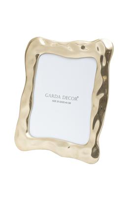 Подарок Garda Decor 69-21078 Фоторамка декоративная метал. цвет золото 27*2,5*34см арт. 69-21078