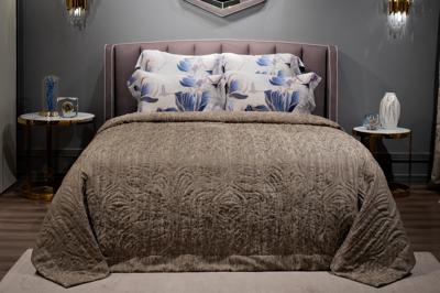 Подарок Garda Decor 121GD-14613 Покрывало Каската (Cascata) Фортуна 260*260 со стежкой арт. 121GD-14613