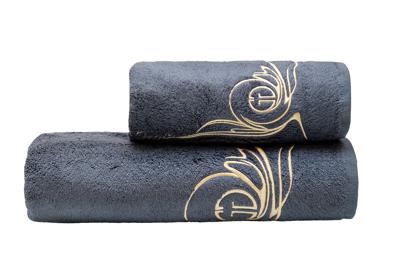 Подарок Garda Decor 145ERT-00605 Полотенце Лирика модал графит 50*90 арт. 145ERT-00605