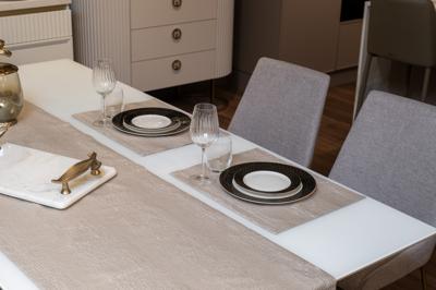 Подарок Garda Decor 121GD-12134 Набор для сервировки стола Мэнсон (Manson) 18 Дорожка 50*180 (1шт) ,салфетки 33*45 (2шт) арт. 121GD-12134