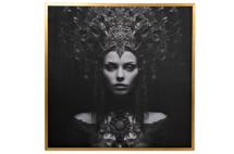 Подарок Garda Decor 89VOR-Queen Холст "Царица/1" 100х100 см, багет пластик(зол) арт. 89VOR-QUEEN/1