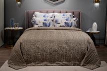 Подарок Garda Decor 121GD-14613 Покрывало Cascata Фортуна 260*260 со стежкой арт. 121GD-14613