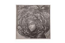 Подарок Garda Decor 89VOR-AQUARELLE40/2 Холст "Нежность/1" 100*100 см,дерев.багет серебро, поталь арт. 89VOR-AQUARELLE40/2