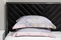 Подарок Garda Decor 130HB-00212 Комплект наволочек сатин принт Пионы розовый  50*70(2шт) арт. 130HB-00212