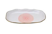 Подарок Garda Decor 26FC-TAROV-MISTERO-30ROS Тарелка овальная "Мистерия (Mistero)" розовая 30см (6) арт. 26FC-TAROV-MISTERO-30ROS