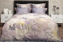 Подарок Garda Decor 130HB-00022 Пододеяльник сатин принт Пионы серый 215*150 арт. 130HB-00022