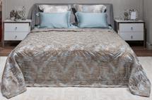 Подарок Garda Decor 121GD-14604 Покрывало Бромли Арт Деко (Bromley Art Deco) 260*260 со стежкой арт. 121GD-14604