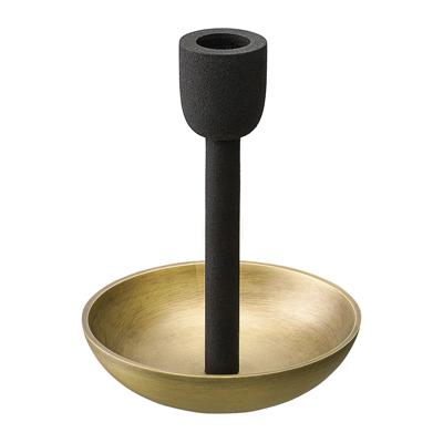 Подсвечник Bergenson Bjorn Подсвечник fyr bran, 15 см, черный/античная латунь арт. BB0000185