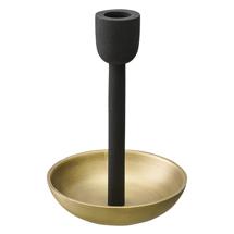 Подсвечник Bergenson Bjorn Подсвечник fyr bran, 17 см, черный/античная латунь арт. BB0000186