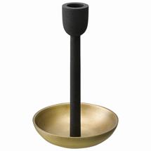 Подсвечник Bergenson Bjorn Подсвечник fyr bran, 19 см, черный/античная латунь арт. BB0000187