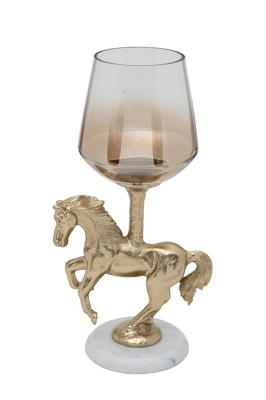 Подсвечник Garda Decor 69-21004 Подсвечник декоративный "Лошадь (Horse)" 17*12*33см арт. 69-21004