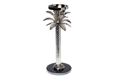 Подсвечник Garda Decor 95IM-5356S Подсвечник "Пальма (Palm) S" металл.на подставке хром d15*41см арт. 95IM-5356S