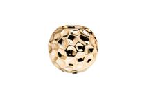 Подсвечник Garda Decor 18H2147-GL Подсвечник керамический круглый золото d10*9см арт. 18H2147-GL