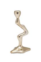 Подсвечник Garda Decor 69-22676 Подсвечник декоративный "Поток (Flow)" металл цвет золото 12,5*12,5*24см арт. 69-22676