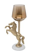 Подсвечник Garda Decor 69-21003 Подсвечник декоративный "Лошадь (Horse)" 19,5*12,5*38,5см арт. 69-21003