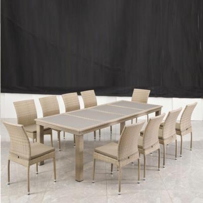 Подушка Афина Комплект плетеной мебели T438/Y380C-W85 Latte (10+1) + подушки арт. T438/Y380C-W85 Latte 10PCS