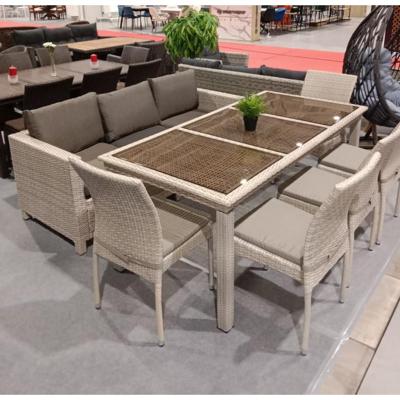 Подушка Афина Комплект плетеной мебели T365/S65/Y380C-W85 8PCS Latte (8+1) + подушки арт. T365/S65/Y380C-W85 8PCS Latte