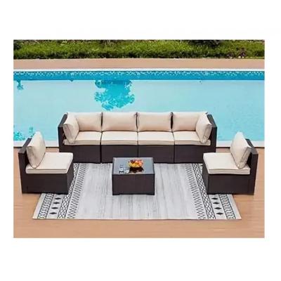 Подушка Афина Комплект плетеной мебели  YR822Br Brown-Beige (подушка бежевая) арт. YR822Br Brown-Beige