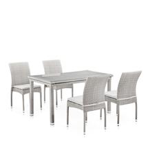 Подушка Афина Комплект плетеной мебели T256С/Y380C-W85 Latte 140х80 (4+1) + подушки в комплекте арт. T256С/Y380С-W85 4Pcs