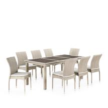 Подушка Афина Комплект плетеной мебели T365/Y380C-W85 Latte (8+1) + подушки арт. T365/Y380C-W85 Latte 8pcs
