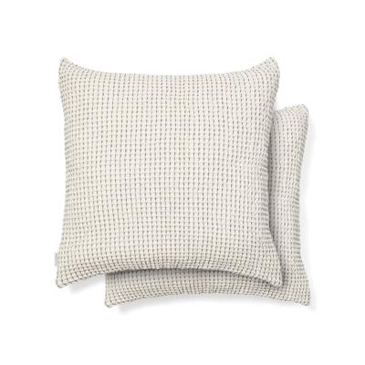 Подушка La Forma (ех Julia Grup) Mabile Комплект из 2 жаккардовых подушек в синюю полоску из 100% хлопка 50 x 50 арт. 250690