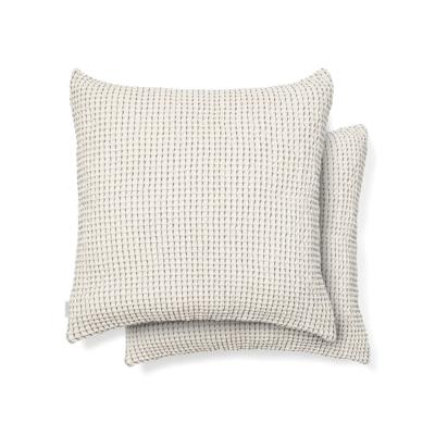 Подушка La Forma (ех Julia Grup) Mabile Комплект из 2 жаккардовых подушек в синюю полоску из 100% хлопка 50 x 50 арт. 250690