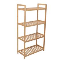 Полка AksHome Стойка для хранения VIOLET-4, бамбук арт. ZN-381615