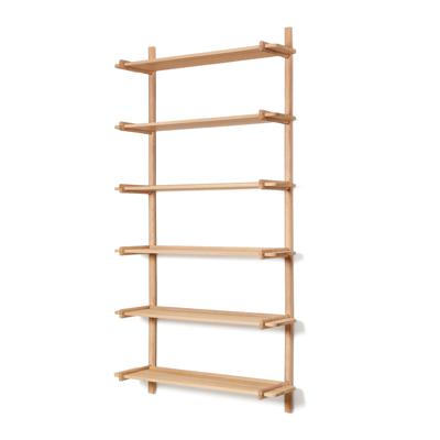 Полка La Forma (ех Julia Grup) Sitra Модульная полка 6 полок из массива дуба с натуральной отделкой арт. 192279