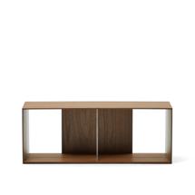 Полка La Forma (ех Julia Grup) Litto Большой стеллаж из шпона орехового дерева 101 x 38 см арт. 157828