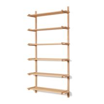 Полка La Forma (ех Julia Grup) Sitra Модульная полка 6 полок из массива дуба с натуральной отделкой арт. 192279