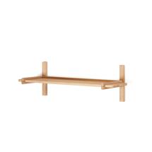 Полка La Forma (ех Julia Grup) Модульная полка Sitra 1 полка из массива дуба с натуральной отделкой 90 см арт. 192281
