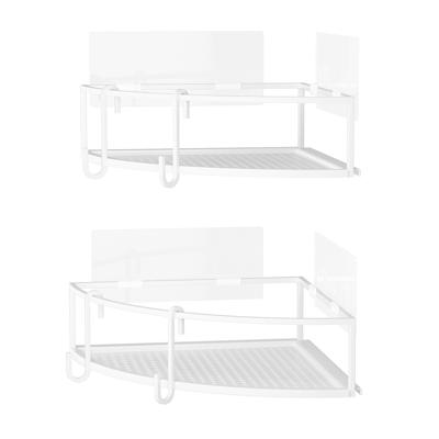 Полка Umbra Набор из 2-х угловых полок для ванной cubiko, белые арт. 1018616-660