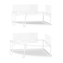 Полка Umbra Набор из 2-х угловых полок для ванной cubiko, белые арт. 1018616-660