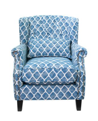 Полукресло MAK interior Полукресла Scott blue wave арт. KS-904-1-O
