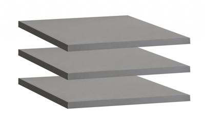 Прихожая R-Home Комплект полок для шкафа-пенала City графит/60см арт. 401055145h