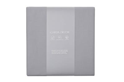 Простыня Garda Decor 130HB-FSH16030 -PROS RES SER Простыня на резинке сатин серый 160*200*30 арт. 130HB-FSH16030 -PROS RES SER