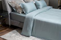 Простыня Garda Decor 144HF-70604 Простыня тенсель бирюзовая 240*180 арт. 144HF-70604