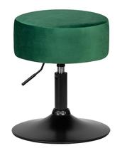 Пуф DOBRIN Пуф DOBRIN DANNY BLACK, зеленый велюр (MJ9-88) арт. LM-2050_BlackBase