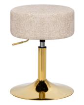 Пуф DOBRIN Пуф DOBRIN DANNY GOLD, бежевый твид (LEO26) арт. LM-2050_GoldBase