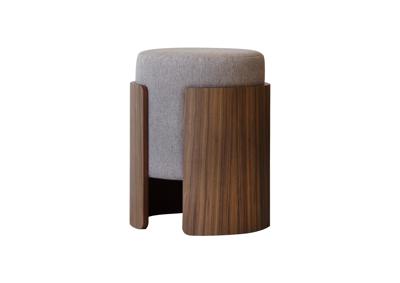 Пуф Ellipsefurniture Пуф Lagom (капучино твид, орех) арт. LG0103148103