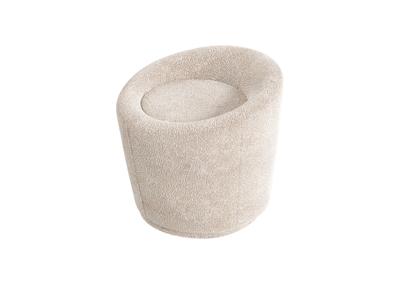 Пуф Ellipsefurniture Пуф E5.3 (молочный, букле) арт. KP010207040301