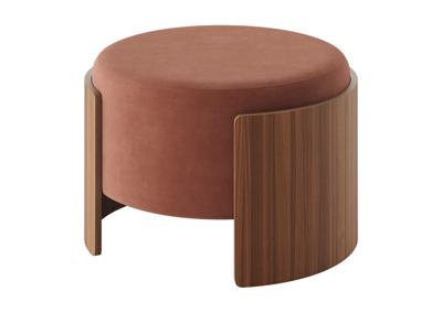 Пуф Ellipsefurniture Пуф Lagom D 62 см (сиена FiberGuard, орех) арт. LG01161413907