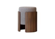 Пуф Ellipsefurniture Пуф Lagom (капучино твид, орех) арт. LG0103148103