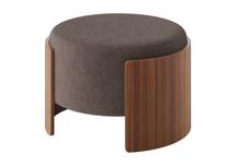 Пуф Ellipsefurniture Пуф Lagom D 62 см (шоколад твид, орех) арт. LG01161404403