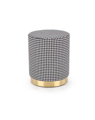 Пуф Halmar Пуф Halmar ARUNA черный/белый/золотой арт. V-CH-ARUNA-PUFA