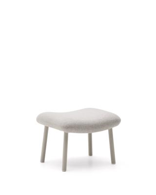 Пуф La Forma (ех Julia Grup) Пуф Inari бежевого цвета и стали с бежевой отделкой арт. 254480